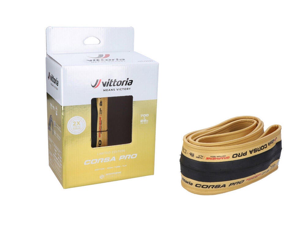 Vittoria Corsa Pro Set Gold Limited Edition 28 | 700 x 28C