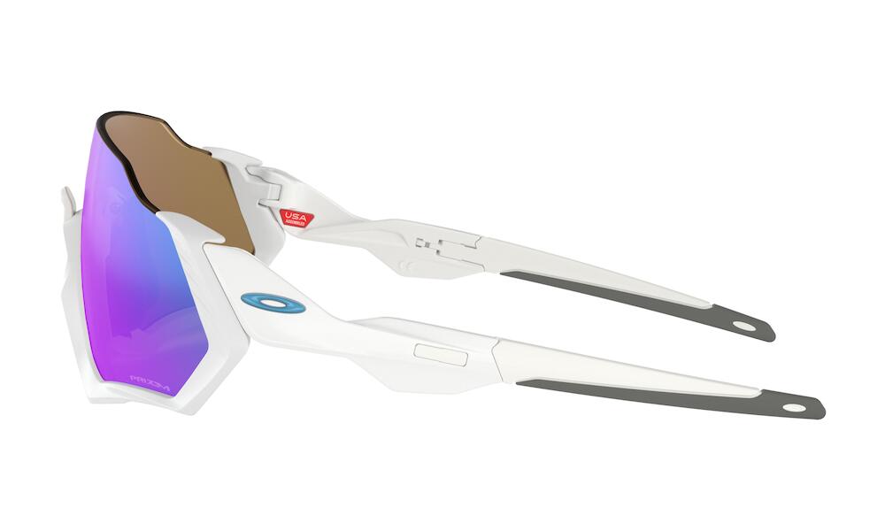 Oakley Flight Jacket Polished White Sapphire Glasses Primeau Velo