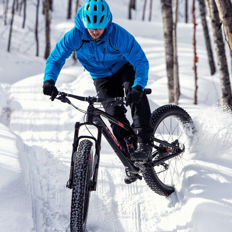 Fat biking in the Québec area